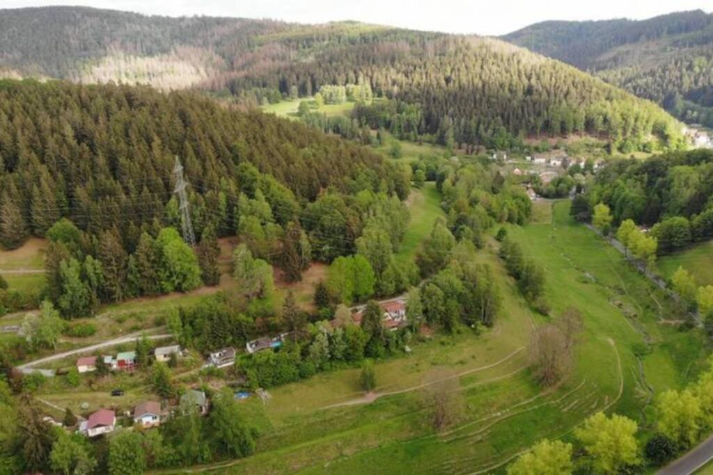 Ruhiges Ferienhaus Am Waldrand Mit Sauna Und Kamin - Hellaberg II Langenbach  Exterior photo