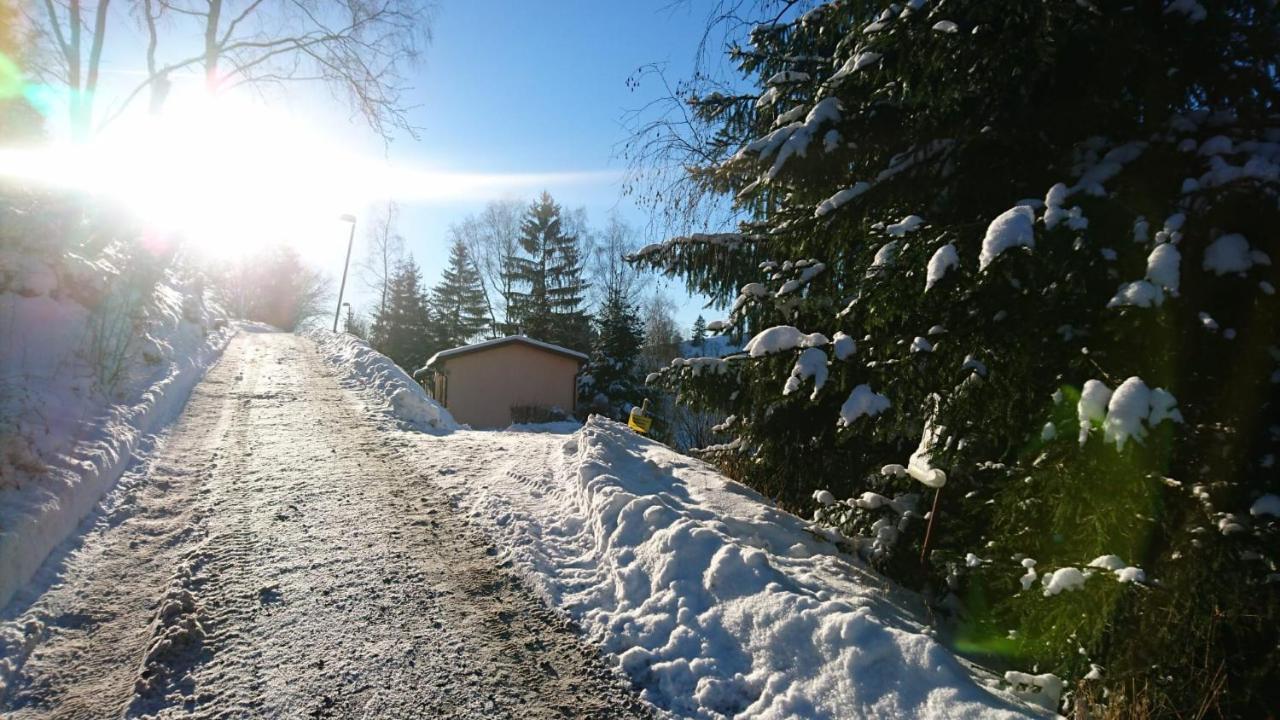 Ruhiges Ferienhaus Am Waldrand Mit Sauna Und Kamin - Hellaberg II Langenbach  Exterior photo